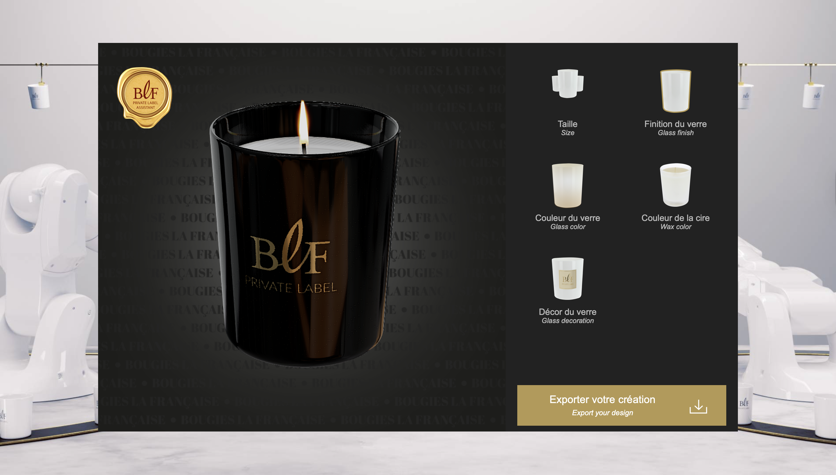 Configurateur 3D : BLF Private Label accompagne vos projets